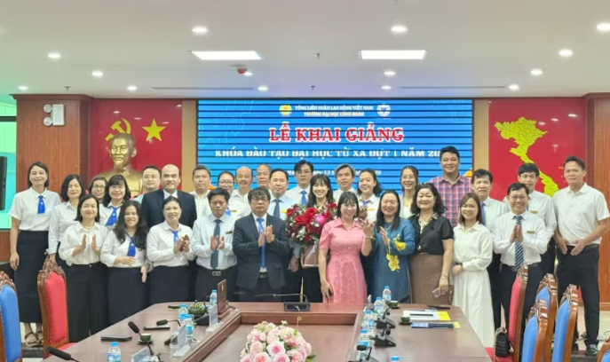 Trường Đại học Công đoàn khai giảng đào tạo từ xa đợt 1 năm 2026